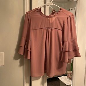 Dark beige blouse